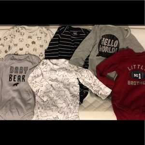 Like New-Carters Long sleeve bodysuits